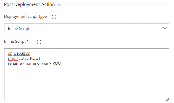 Deploy Azure Web App Task - With Script